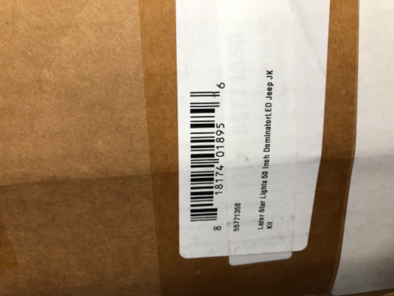 Photo 4 of Lazer Star Lights 50 Inch DominatorLED Jeep JK Kit 3 Watt Single Row Combi 108 LED 55771350