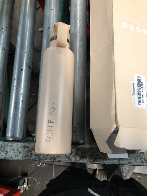 Photo 1 of ***DAMAGED - SEE NOTES/PICTURES***IRON °FLASK Camping & Hiking Hydration Flask with Spout, BPA-Free Insulated Stainless Steel Sports Water Bottle - 24 oz Sand