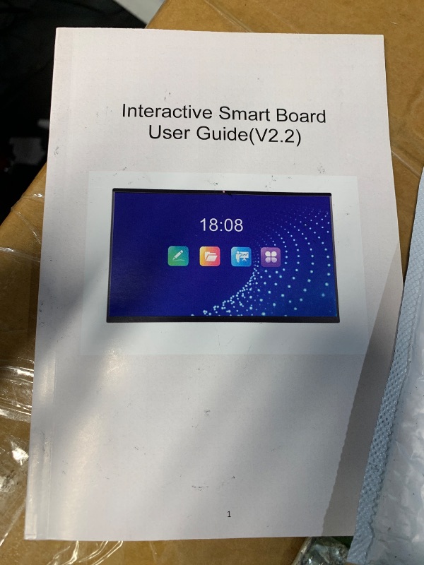 Photo 4 of 55" Smart Board, Interactive Whiteboard, 4K UHD Touchscreen, Android 13, 8+128G, All in One Smartboard for Classroom Office Home (Wall Mount Included)