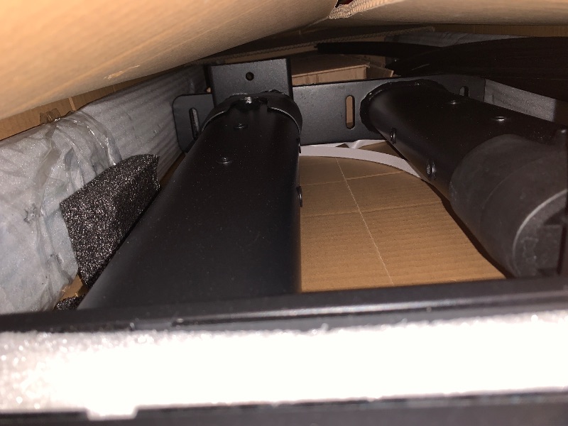 View 4 of (as sold for parts) TRUMGETA Truck Bed Rack Fit for Tacoma Gladiator Mid Size Pickups with Tonneau Cover w/T-Slot Rails, Adjustable 19"-25" Aluminum Truck Ladder Rack Fits Lumber Pipes Kayak Surfboard Bike Tent