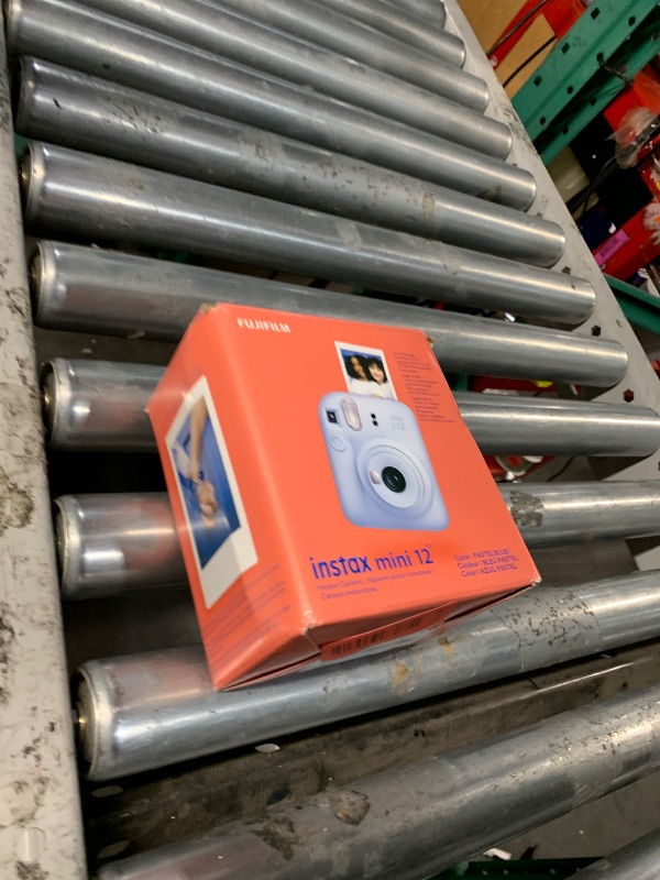 Photo 1 of Fujifilm Instax Mini 12 Instant Film Camera - Pastel Blue