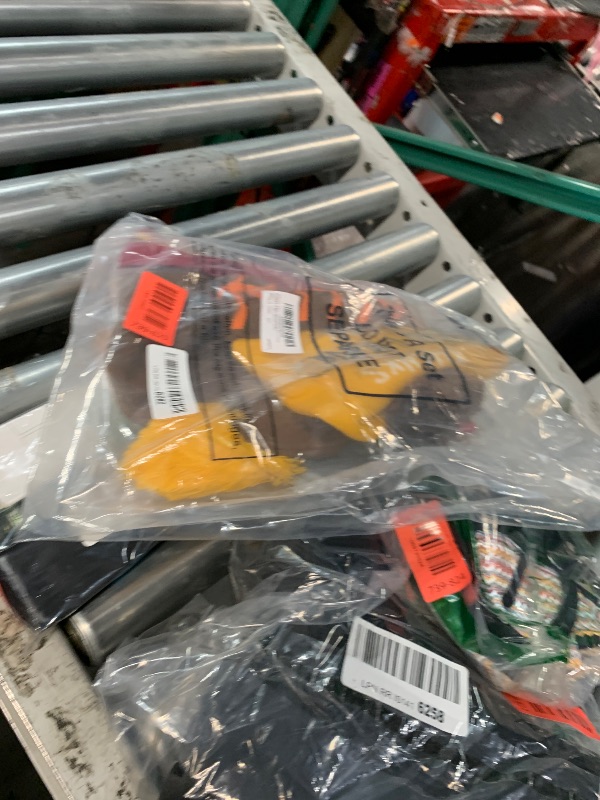 Photo 1 of (missing pieces) Glitopper 8 Pcs/ 16 Pcs Thanksgiving Turkey Trot Costume Set Beanie Hat Turkey Socks Beanie Hat Funny Knitted Cap Men Women(8 Pcs,Cute)