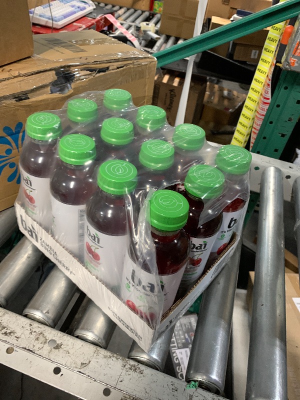 Photo 1 of (01/12/26bestbeforedate)
Bai Antioxidant Infused Water Beverage, Zambia Bing Cherry, with Vitamin C and No Artificial Sweeteners, 18 Fluid Ounce Bottle, 12 Pack