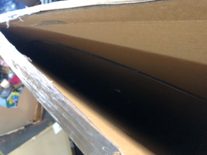 Photo 1 of [Tempered Glass] 55" x 55" Round Glass Chair Mat, Heavy Duty Hard Floor Mat with Round Corner and Polished Edge, Office Chair Mat for Carpet Office Home Hardwood Floor Desk