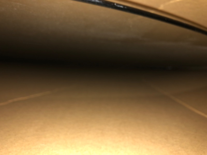 Photo 1 of [Tempered Glass] 55" x 55" Round Glass Chair Mat, Heavy Duty Hard Floor Mat with Round Corner and Polished Edge, Office Chair Mat for Carpet Office Home Hardwood Floor Desk