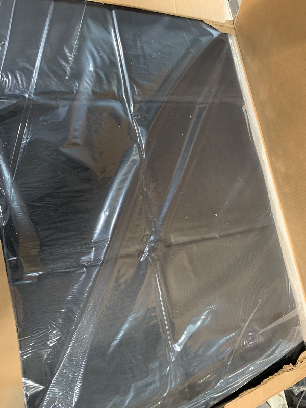 Photo 1 of ***DAMAGED - SEE NOTES/PICTURES***IOILORI Queen Size Bed Frame, Queen Size Platform Bed Frame with Headboard, Upholstered Headboard, Sturdy Wooden Slats, Noiseless No Box Spring Required, Easy to Assemble, Black