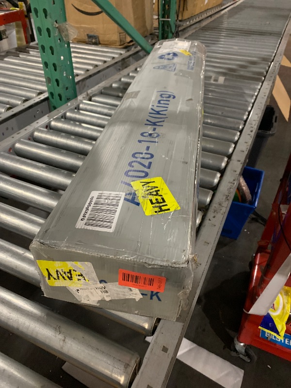 Photo 1 of ***FACTORY SEALED***
NEW JETO Metal Bed Frame,King Size Bed Frame with Storage Space,Heavy Duty Sturdy Mattress Foundation,Easy Assembly,No Box Spring Needed, Black,18 Inch,King