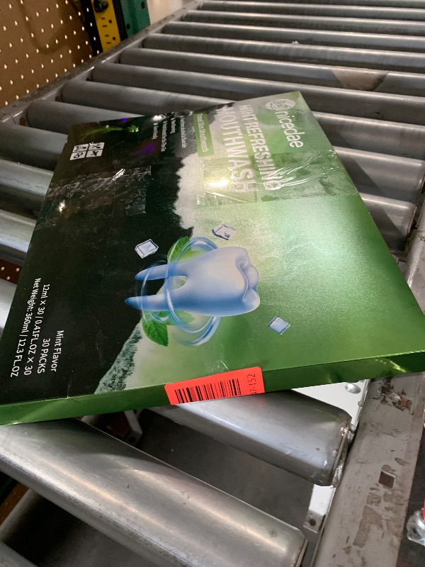 Photo 1 of ***PARTIAL SET - PRICE ADJUSTED***
nicedae Travel Size Mouthwash Portable Packets Alcohol-Free & Fluoride-Free Fresh Mint Mouth Wash 30 Individual Wrapped Cruise Essentials