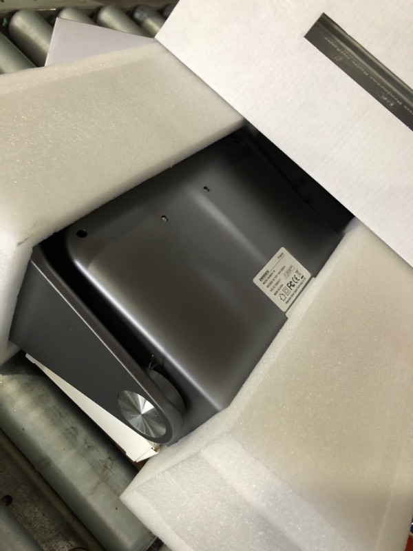 Photo 1 of ?Buit-in Google TV & Voice Control?Smart Projector with WiFi 6 and Bluetooth, 4K Support Movie Outdoor Projectors Compatible with Netflix/Prime Video/YouTube, Auto Focus Home Proyector (Grey)