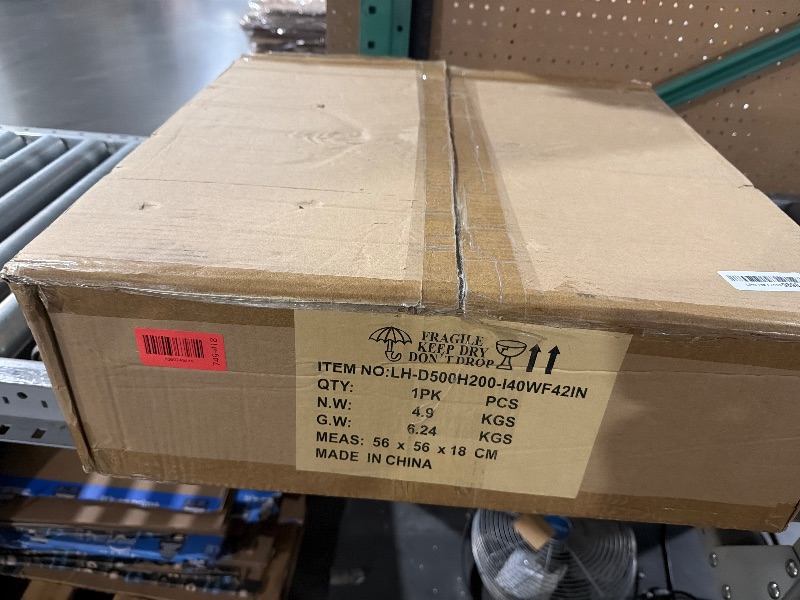 Photo 1 of (incomplete item) (sold for parts only) Retractable Ceiling Fans with Lights,42 inch Ceiling Fan with Light and Remote Control,Flush Mount,DC Reversible