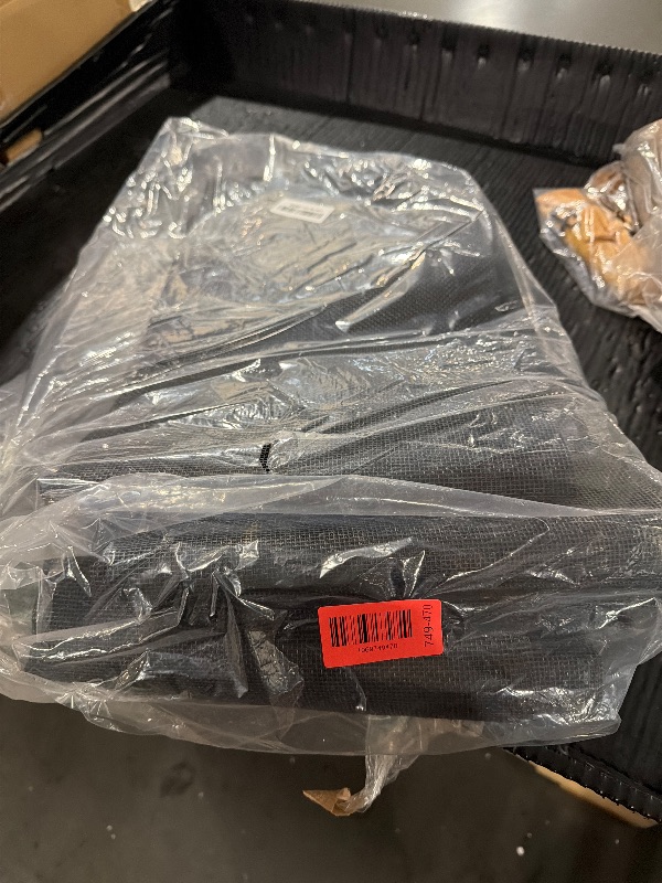 Photo 1 of (MESH ONLY) SUMORISE Dump Trailer Tarp 7'X18' - Heavy Duty Dump Truck Mesh Tarp with Double Pockets, Reinforced Double Needle Stitch Webbing Ripping Tearing Stop, No Rust Thicker Brass Grommets , Uv -Protective(Black)