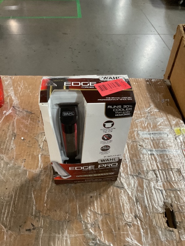 Photo 1 of (used) Wahl Edge Pro Bump Free Corded Beard Trimmer for Men Touch Up Trimmer & Grooming Detailer Kit –