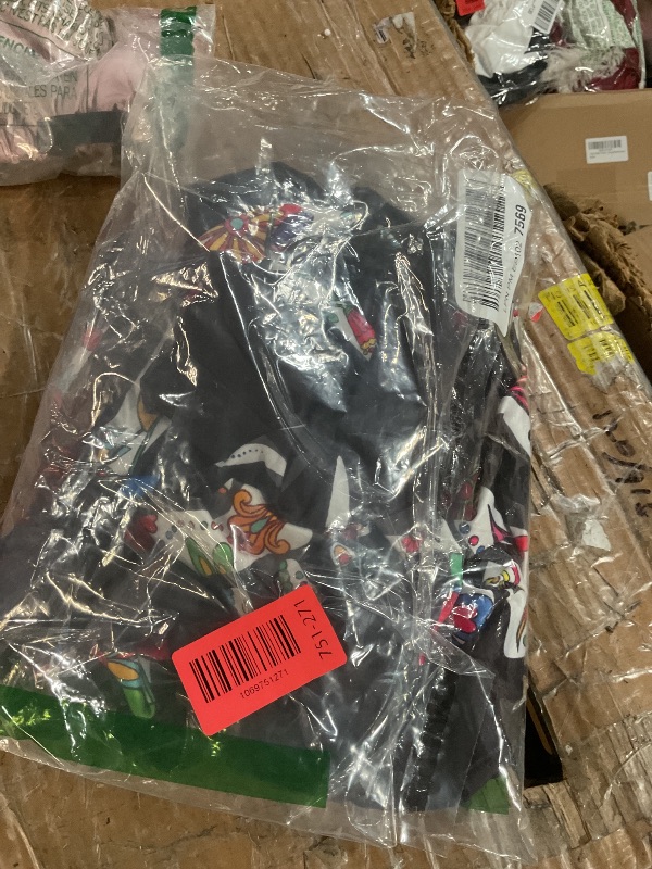 Photo 1 of (missing gloves) Joy Bang Skeleton Costume Women, 3D Skeleton Onesie Bodysuit Jumpsuit L