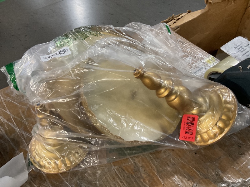 Photo 1 of ***********Missing Crystal bling pendants**************
3 Pcs Cake Stand Set Round Cake Stand with Crystal Bling Pendants Dessert Table Display Set for Wedding Event Birthday Party Dessert Table(Gold)