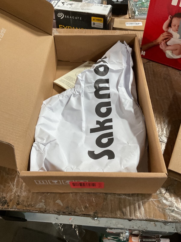 Photo 1 of *** factory sealed ***SAKAMOSH 8 Inch Nonstick Ceramic Frying Pan, Tri-Ply Stainless Steel Skillet with Stay-Cool Handle, PFAS/PFOA/PTFE Free, No Seasoning Required, High Heat & Induction Safe, Dishwasher/Oven Safe