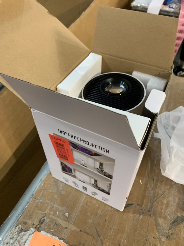 Photo 1 of ?Electric Focus?Magcubic Mini Projector 4K Support, Portable Projector with WiFi 6 and Bluetooth 5.4, Smart Proyector, 5W Soundbase Speaker, 180°Rotation for Home Theater