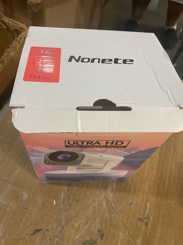 Photo 1 of [Projector 2026 Upgraded] Mini Projector Support 4K 1080P Auto Keystone 270°Rotatable with WiFi 6 and Bluetooth 5.2 Projector Portable Compatibile with HDMI/TV Stick/Memory Stick/Laptop,White