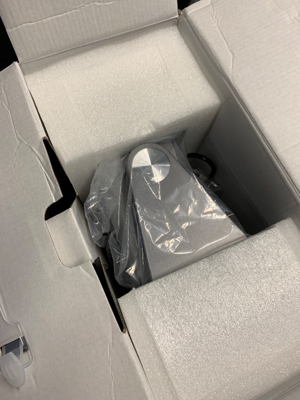 Photo 1 of ?Buit-in Google TV & Voice Control?Smart Projector with WiFi 6 and Bluetooth, 4K Support Movie Outdoor Projectors Compatible with Netflix/Prime Video/YouTube, Auto Focus Home Proyector (Grey)