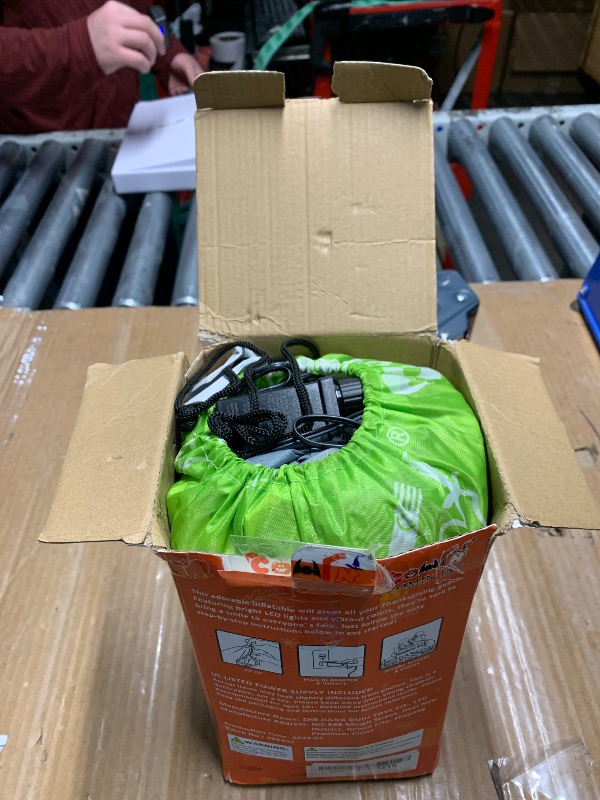 Photo 1 of ??COMIN 4.3FT Thanksgiving Decorations Outdoor Fall Inflatables with Built-in LED Light Yard Decoration for Holiday Garden Lawn