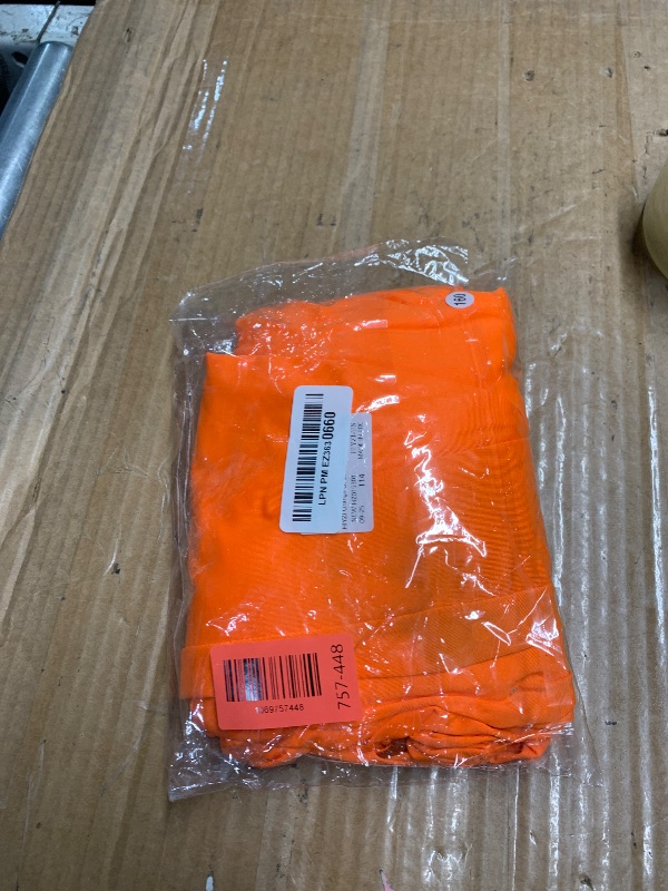 Photo 1 of ***(MISSING ACCESSORIES)***
HIYZI Orange Costume Yellow Mustache and Eyebrows Halloween Costume Orange Jumpsuit for Halloween Christmas Festival Party Cosplay Men Women (S)