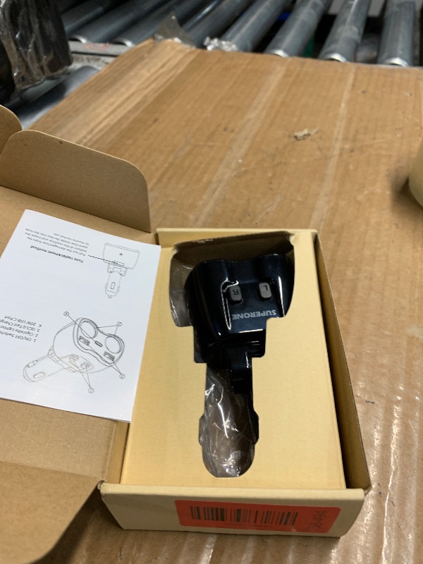 Photo 1 of [2025 Upgraded] Cigarette Lighter Splitter, SUPERONE 180W 2-Socket Cigarette Lighter Adapter with Dual QC3.0 and 20W PD USB C Car Charger Splitter for GPS/Dash Cam/Laptop/iPad/iPhone 17/16/15/14/13/12