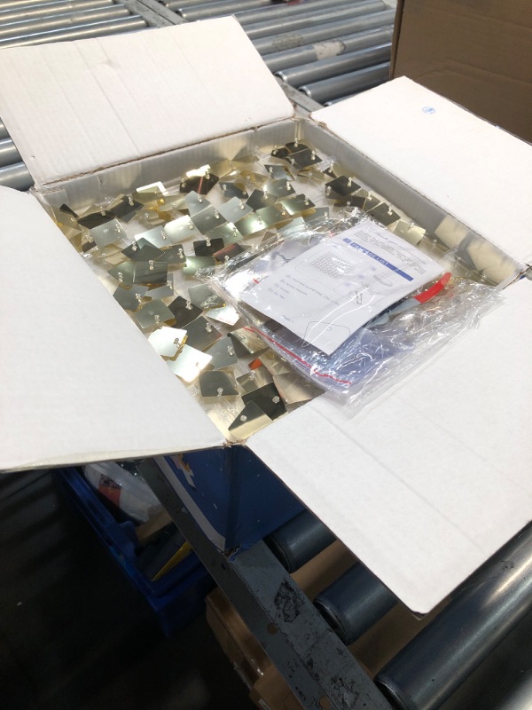 Photo 1 of (missing pieces) COKAOBE Light Gold Shimmer Wall Backdrop 24PCS Gold Sequins Backdrop Decoration Panels, Photo Backdrops