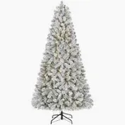 Photo 1 of (used)(see images) Fraser Hill Farm Flocked Christmas Tree