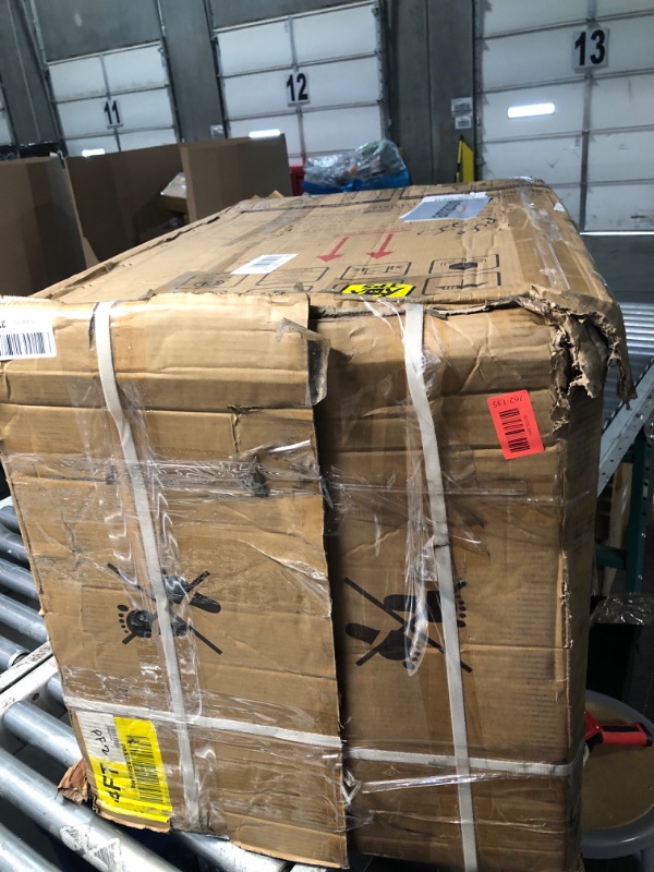 Photo 1 of **SEE NOTES** Tylza Beverage Refrigerator 24 Inch, Under Counter/Freestanding Drink Fridge, 190 Cans Beverage Cooler with Glass Door, Reversible Door, Low Noise, Quick Cooling - for Beer, Soda, ETC, White