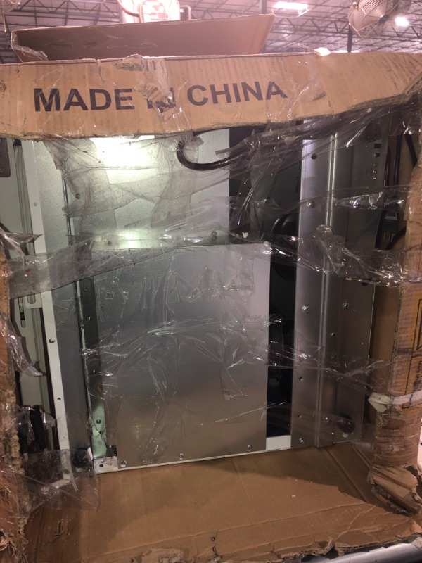 Photo 1 of **SEE NOTES** Tylza Beverage Refrigerator 24 Inch, Under Counter/Freestanding Drink Fridge, 190 Cans Beverage Cooler with Glass Door, Reversible Door, Low Noise, Quick Cooling - for Beer, Soda, ETC, White