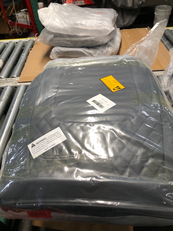 Photo 1 of ***STOCK PHOTO FOR REFERENCE ONLY ***JIAMAOXIN Full Set Seat Covers for Nissan Kicks 2018-2025: Breathable Leather Car Seat Covers Cushion (5 Seat Full Set,Black)