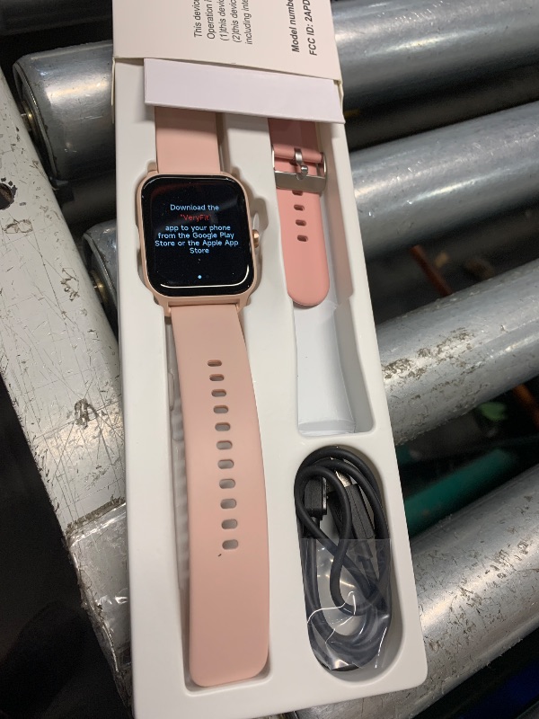 Photo 1 of ***STOCK PHOTO FOR REFERENCE ONLY***Trendia Smart Watches for Women, 1.83" HD Fitness Tracker (Answer/Make Calls), 120+ Sport Modes with Heart Rate/Sleep Monitor, IP68 Waterproof, Fitness Watch for iOS Android, Pink