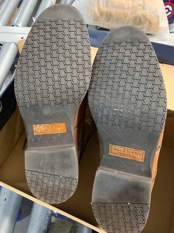 Photo 1 of ***(HEAVILY USED/ MINOR DAMAGE)***Cole Haan Mens Bedford Wingtip Oxford, British Tan, 10.5-M US