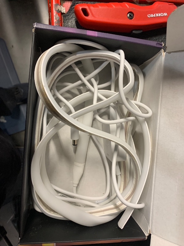 Photo 1 of ***(PARTS ONLY// NON FUNCTIONAL)***Philips Hue Indoor 6-Foot Smart LED Light Strip Base Kit with Plug - Flowing Multicolor Effect - 1 Pack - Control with Hue App - Works with Alexa, Google Assistant and Apple HomeKit