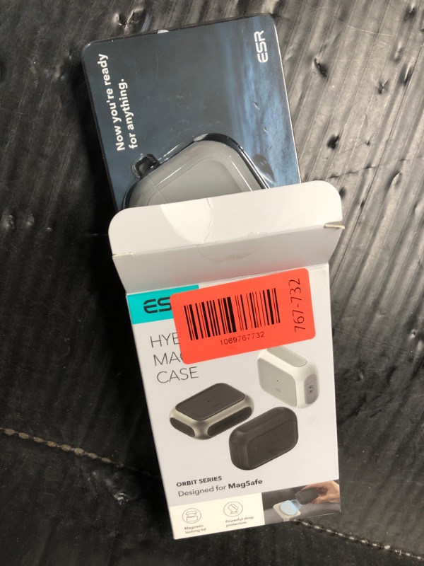 Photo 1 of ***FACTORY SEALED***ESR for AirPods Pro 3 Case, Compatible with AirPods Pro 3rd Generation Case (2025), Compatible with MagSafe, Full Drop Protection Cover with Lanyard, Gray