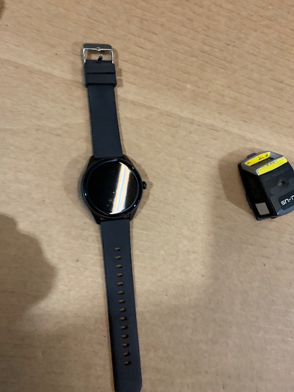 Photo 1 of *MISSING CHARGER, UNKNOWN FUNCTIONALITY** DIVOAZBVO Smart Watches for Women Men, 1.39" HD IPS Touchscreen Smartwatch with 120 Sports Modes, Heart Rate/Sleep Monitor, IP67 Waterproof, Bluetooth Call & Music Control for iPhone/Android (Black)