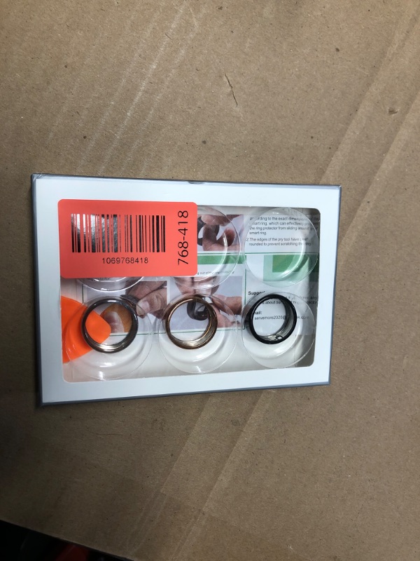 Photo 1 of ***MISSING RINGS*** ZOOROO 5 Pack Cover Compatible with Oura Ring Gen 4/Oura Ring Gen 3 Horizon/Heritage, Surport Charging with Cover on, Anti-Scratch TPU Protector for Oura Rings Accessories Women Men (Size 7)