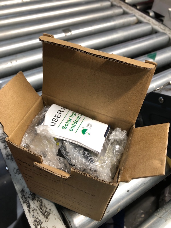 Photo 1 of ***(PARTS ONLY/ NON FUNCTIONAL)***Aootek New Solar Motion Sensor Lights 120 LEDs with Lights Reflector,270° Wide Angle, IP65 Waterproof, Step Lights for Front Door, Yard, Garage, Deck (Front Button 2-Pack)