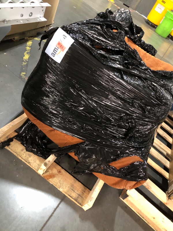 Photo 1 of ***TRUCK/TRAILER PICKUP ONLY*** Garvee Bean Bag Couch, Oversized Fireside Chair Bean Bag Sofa with Ottoman, Togo Loveseat Sofa with High Density Comfortable Foam for Living Room, Bedroom Office, Brown