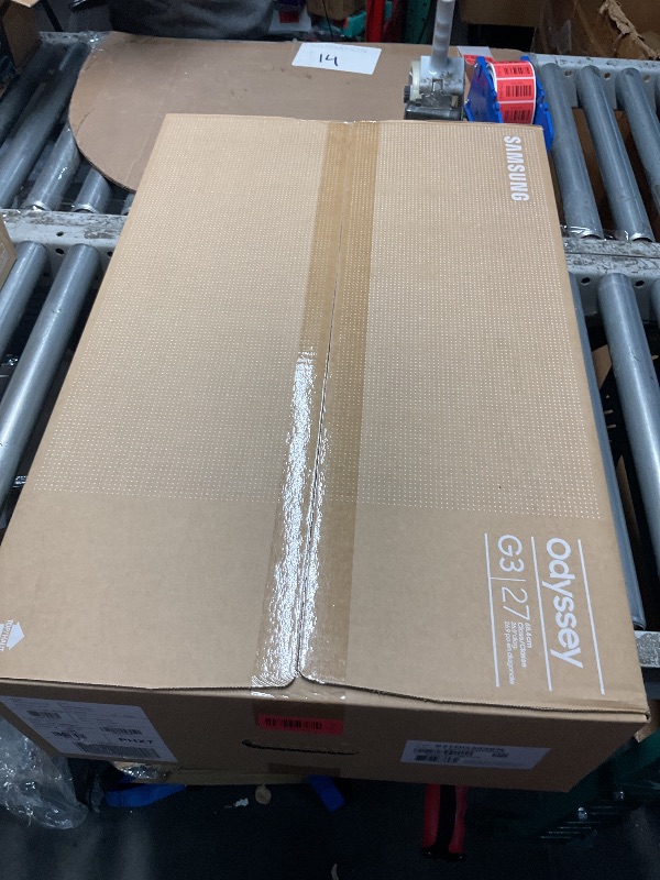 Photo 1 of ***FACTORY SEALED***Samsung 27-Inch Odyssey G3 (G30D) Series FHD Gaming Monitor, 1ms, 180Hz, AMD FreeSync, Adjustable Stand, Black Equalizer, Virtual Aim Point, Eye Saver Mode, Flicker-Free, LS27DG302ENXZA