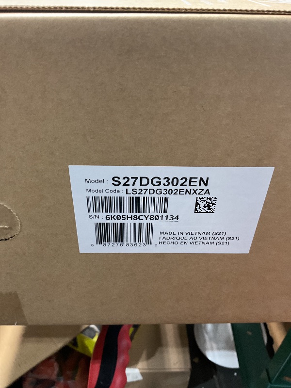 Photo 1 of ***FACTORY SEALED***Samsung 27-Inch Odyssey G3 (G30D) Series FHD Gaming Monitor, 1ms, 180Hz, AMD FreeSync, Adjustable Stand, Black Equalizer, Virtual Aim Point, Eye Saver Mode, Flicker-Free, LS27DG302ENXZA