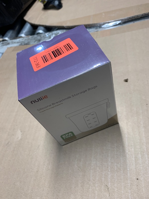 Photo 1 of ***FACTORY SEALED*** Nuliie 7 Pcs Silicone Breastmilk Storage Bags Reusable, 8oz/240ml Double Leak-Proof Breastmilk Freezer Bags, BPA Free Self-Standing Milk Bags for Breastfeeding, Baby Food Pouches