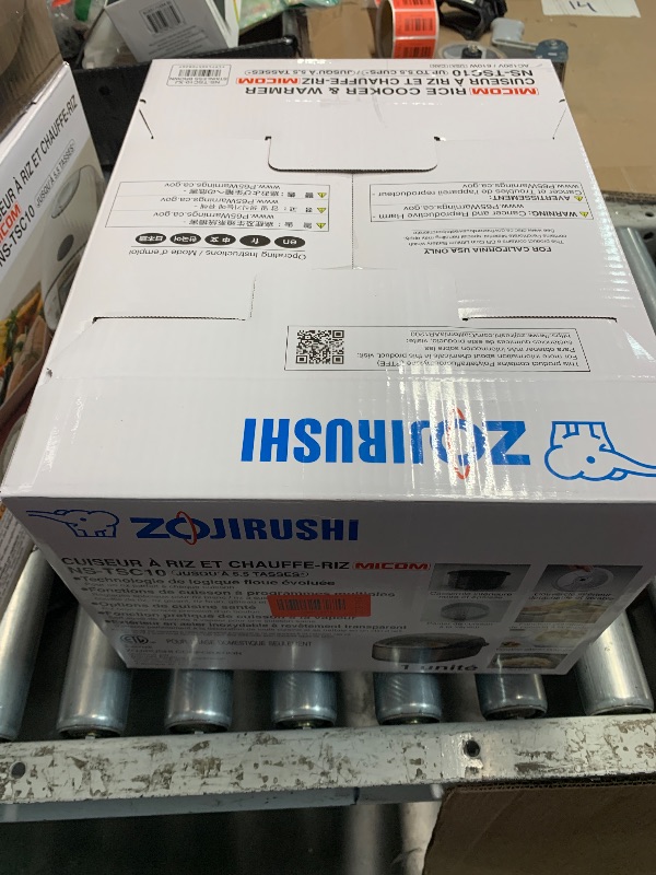 Photo 1 of ***FACTORY SEALED***Zojirushi NS-TSC10 Micom Rice Cooker and Warmer 5.5 Cup Stainless/Brown
