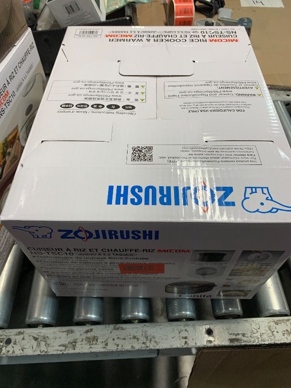 Photo 1 of ***FACTORY SEALED***Zojirushi NS-TSC10 Micom Rice Cooker and Warmer 5.5 Cup Stainless/Brown