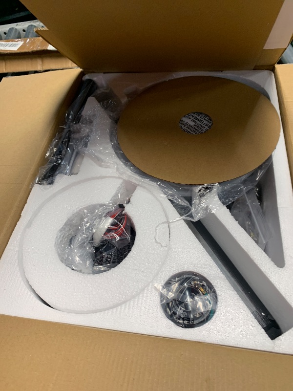 Photo 1 of (sold for parts only) Fanbulous 52 Inch Ceiling Fans with Lights, Indoor/Outdoor Modern Ceiling Fan with Reversible Blade And 2 Rods, Quiet DC Motor