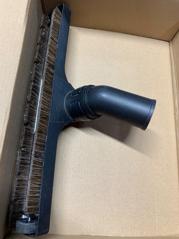 Photo 1 of ***PARTIAL SET, MISSING ONE - PRICE ADJUSTED*** 2Pcs Upgraded Vacuum Floor Brush Universal Vacuum Hardwood Brush 1 1/4 inches Durable Vacuums Hard Floor Brushes Multi Vacuum Accessories with Horse Hair Soft Bristles Attachment for Shop Vac