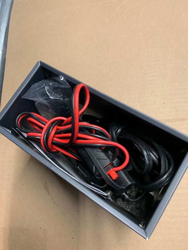 Photo 1 of (used)(missing pieces) NOCO GENIUS2: 2A 6V/12V Smart Battery Charger – Automatic Maintainer, Trickle Charger & Desulfator with Overcharge Protection