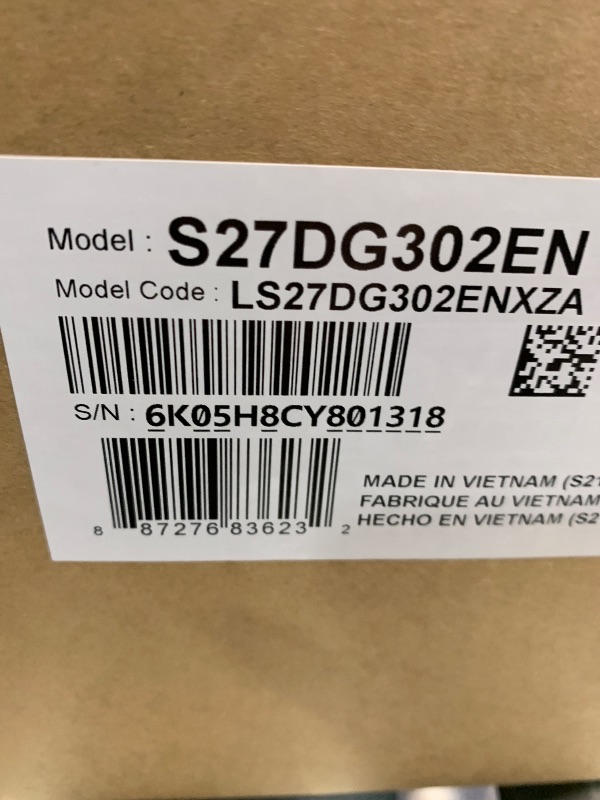 Photo 1 of ***FACTORY SEALED*** Samsung 27-Inch Odyssey G3 (G30D) Series FHD Gaming Monitor, 1ms, 180Hz, AMD FreeSync, Adjustable Stand, Black Equalizer, Virtual Aim Point, Eye Saver Mode, Flicker-Free, LS27DG302ENXZA