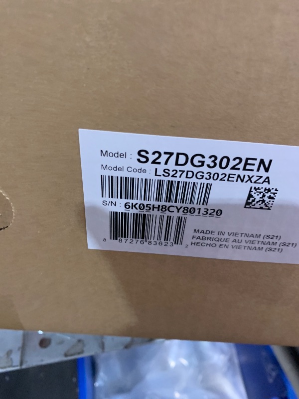 Photo 1 of ***FACTORY SEALED*** Samsung 27-Inch Odyssey G3 (G30D) Series FHD Gaming Monitor, 1ms, 180Hz, AMD FreeSync, Adjustable Stand, Black Equalizer, Virtual Aim Point, Eye Saver Mode, Flicker-Free, LS27DG302ENXZA