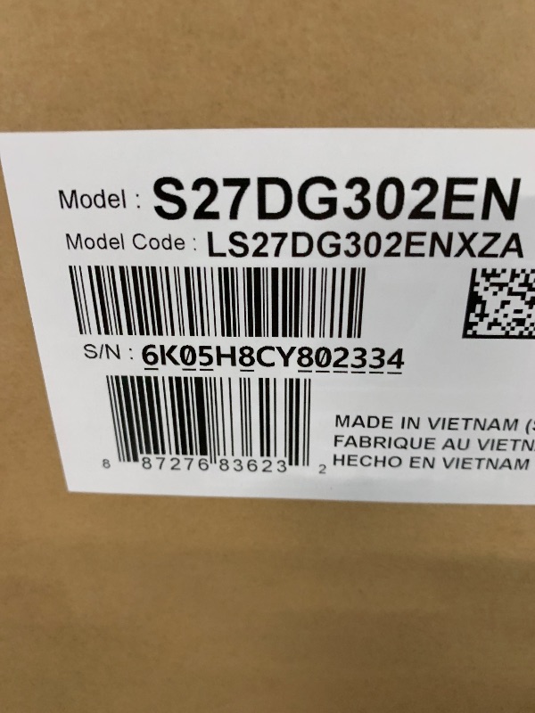 Photo 1 of ***FACTORY SEALED*** Samsung 27-Inch Odyssey G3 (G30D) Series FHD Gaming Monitor, 1ms, 180Hz, AMD FreeSync, Adjustable Stand, Black Equalizer, Virtual Aim Point, Eye Saver Mode, Flicker-Free, LS27DG302ENXZA