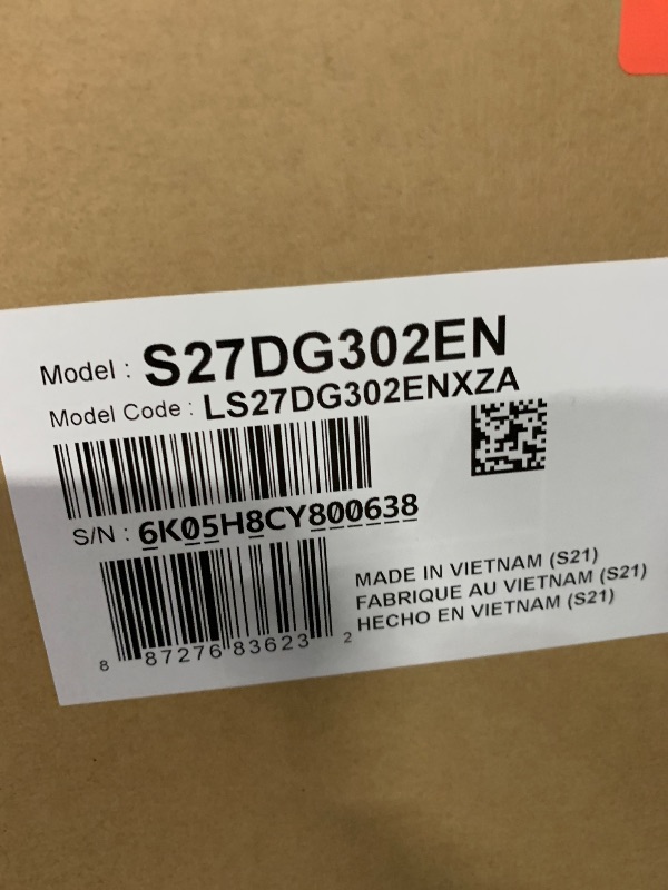 Photo 1 of ***FACTORY SEALED*** Samsung 27-Inch Odyssey G3 (G30D) Series FHD Gaming Monitor, 1ms, 180Hz, AMD FreeSync, Adjustable Stand, Black Equalizer, Virtual Aim Point, Eye Saver Mode, Flicker-Free, LS27DG302ENXZA